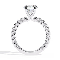 Twist Solitaire Lab Grown Diamond Ring - Ophiratbf
