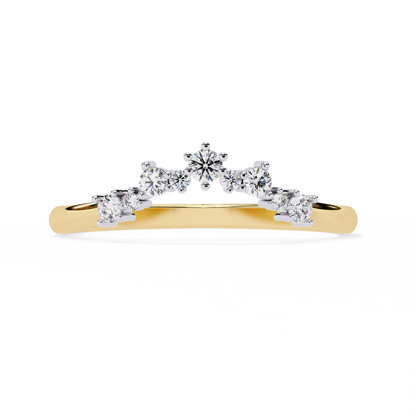 ophira celeste chevron lab diamond band
