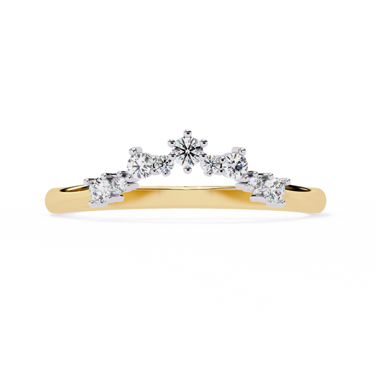 Ophira Celeste Chevron Lab Diamond Band
