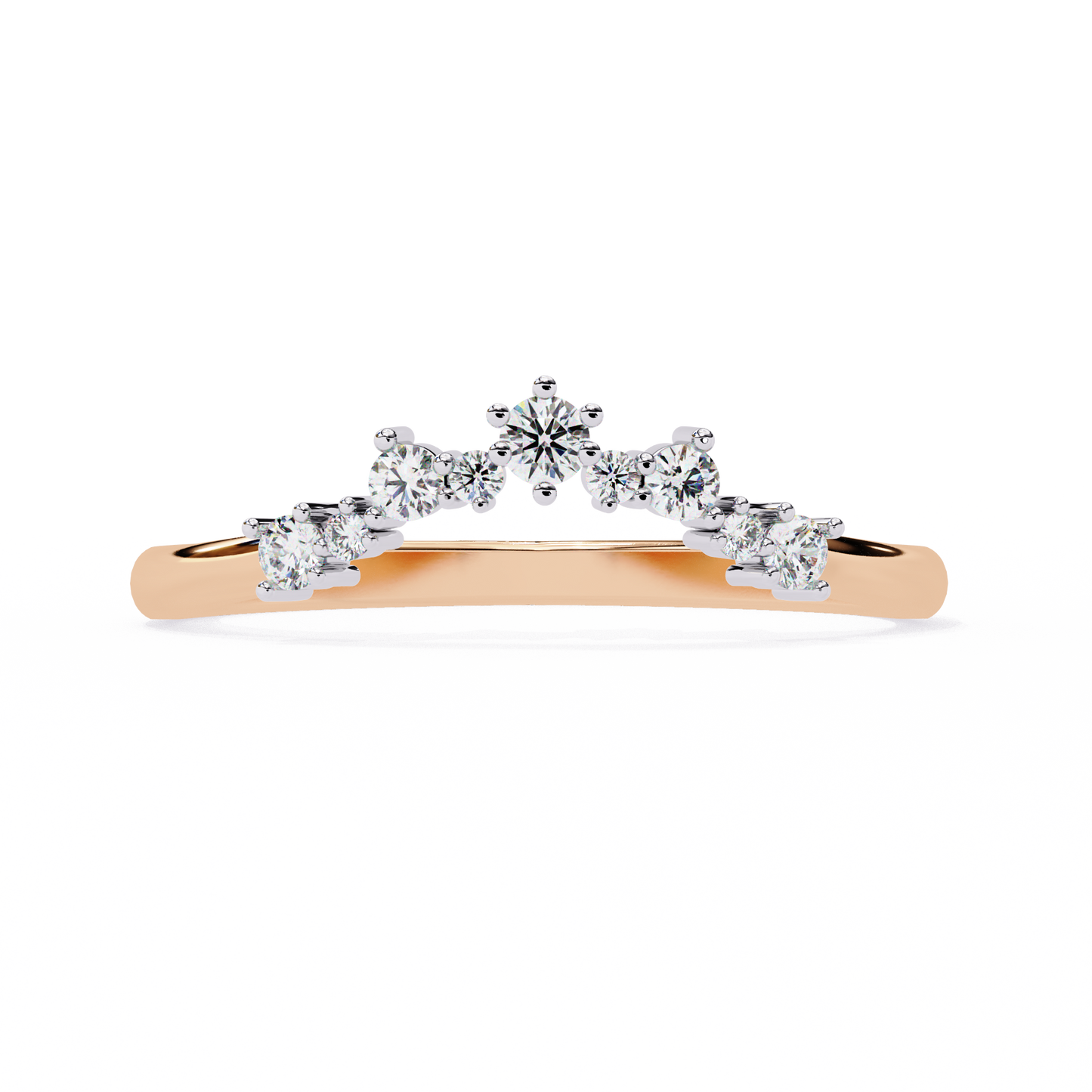 ophira celeste chevron lab diamond band