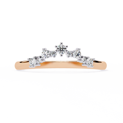 Ophira Celeste Chevron Lab Diamond Band
