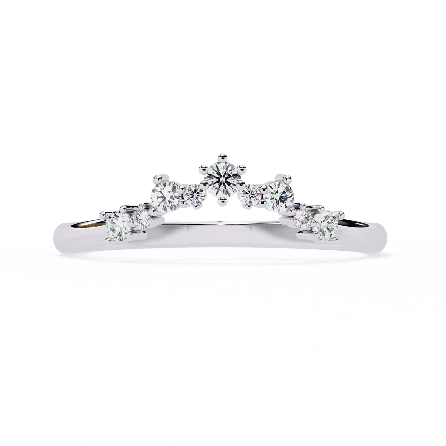 ophira celeste chevron lab diamond band