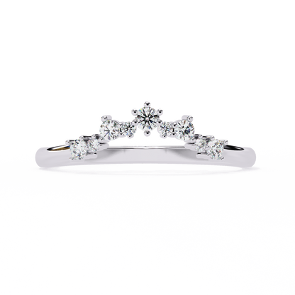 Ophira Celeste Chevron Lab Diamond Band