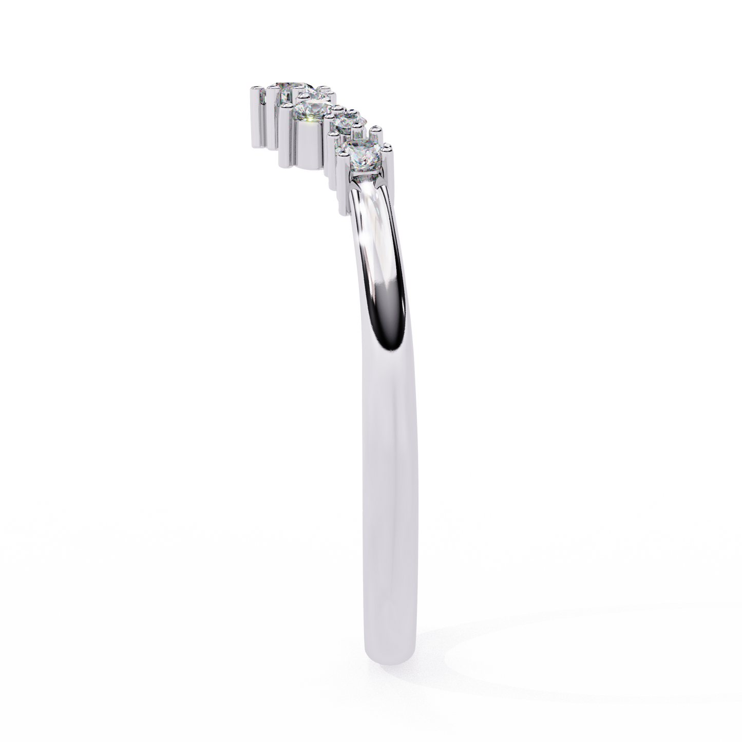 ophira celeste chevron lab diamond band