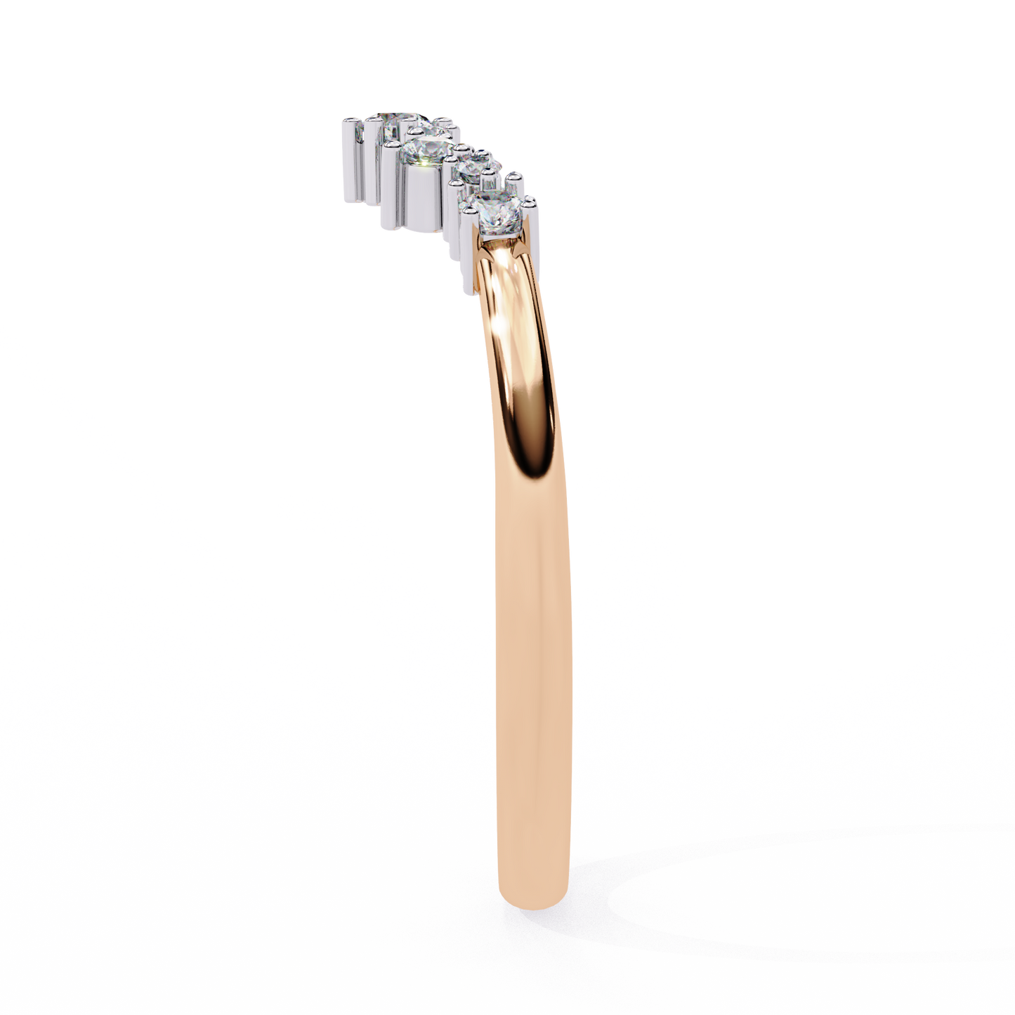 ophira celeste chevron lab diamond band