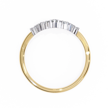 Ophira Celeste Chevron Lab Diamond Band