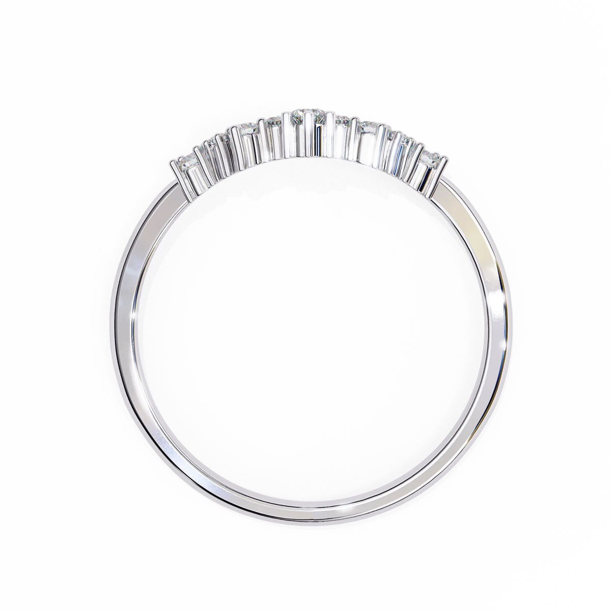 Ophira Celeste Chevron Lab Diamond Band - Ophiratbf