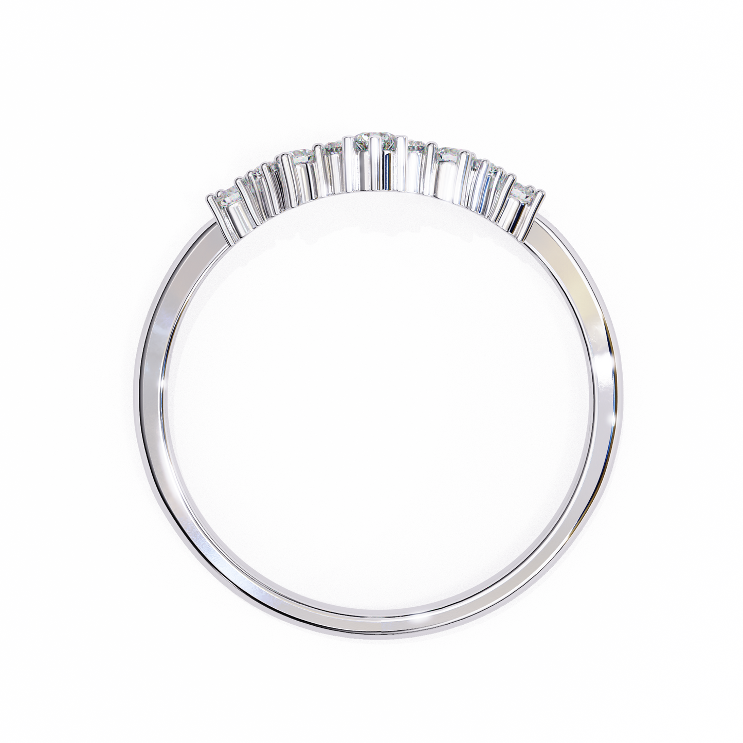 ophira celeste chevron lab diamond band