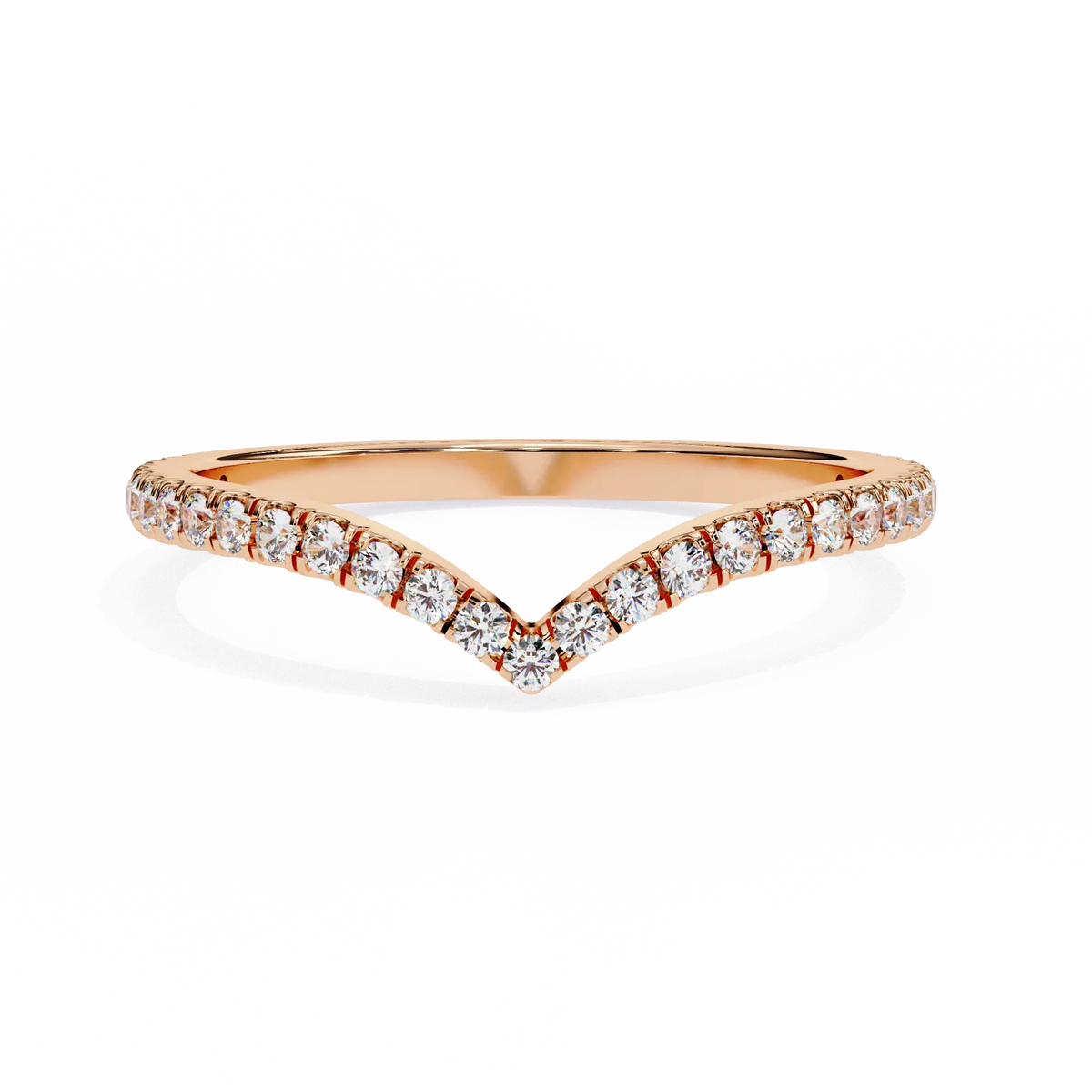 Ophira Pavé Chevron Lab Diamond Band - Ophiratbf