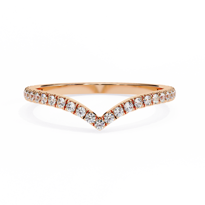 Ophira Pavé Chevron Lab Diamond Band