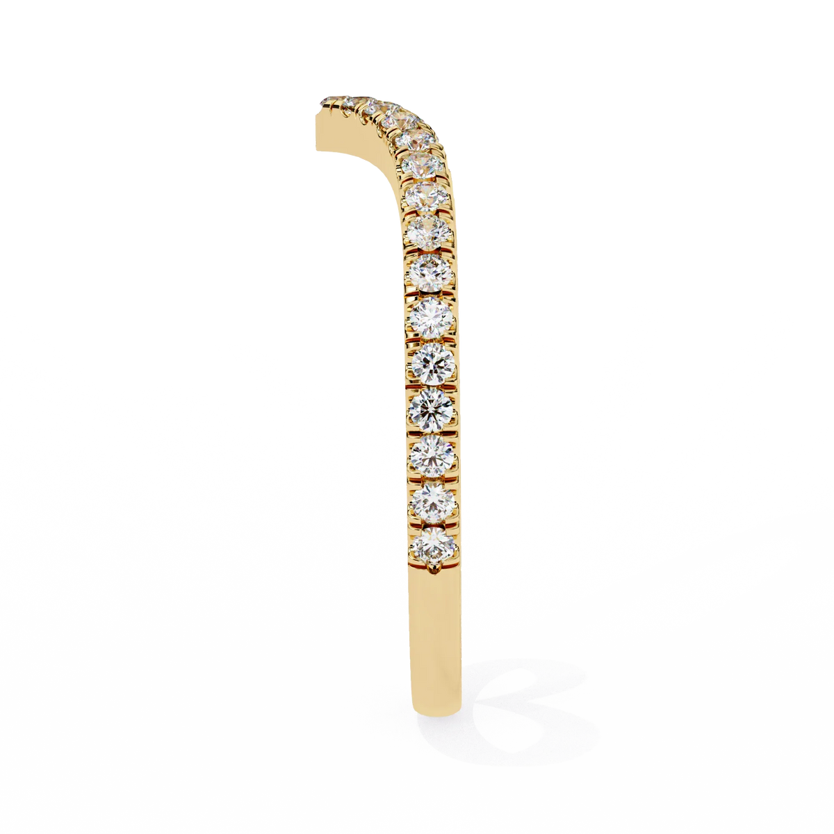 Ophira Pavé Chevron Lab Diamond Band - Ophiratbf