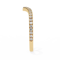 Ophira Pavé Chevron Lab Diamond Band - Ophiratbf