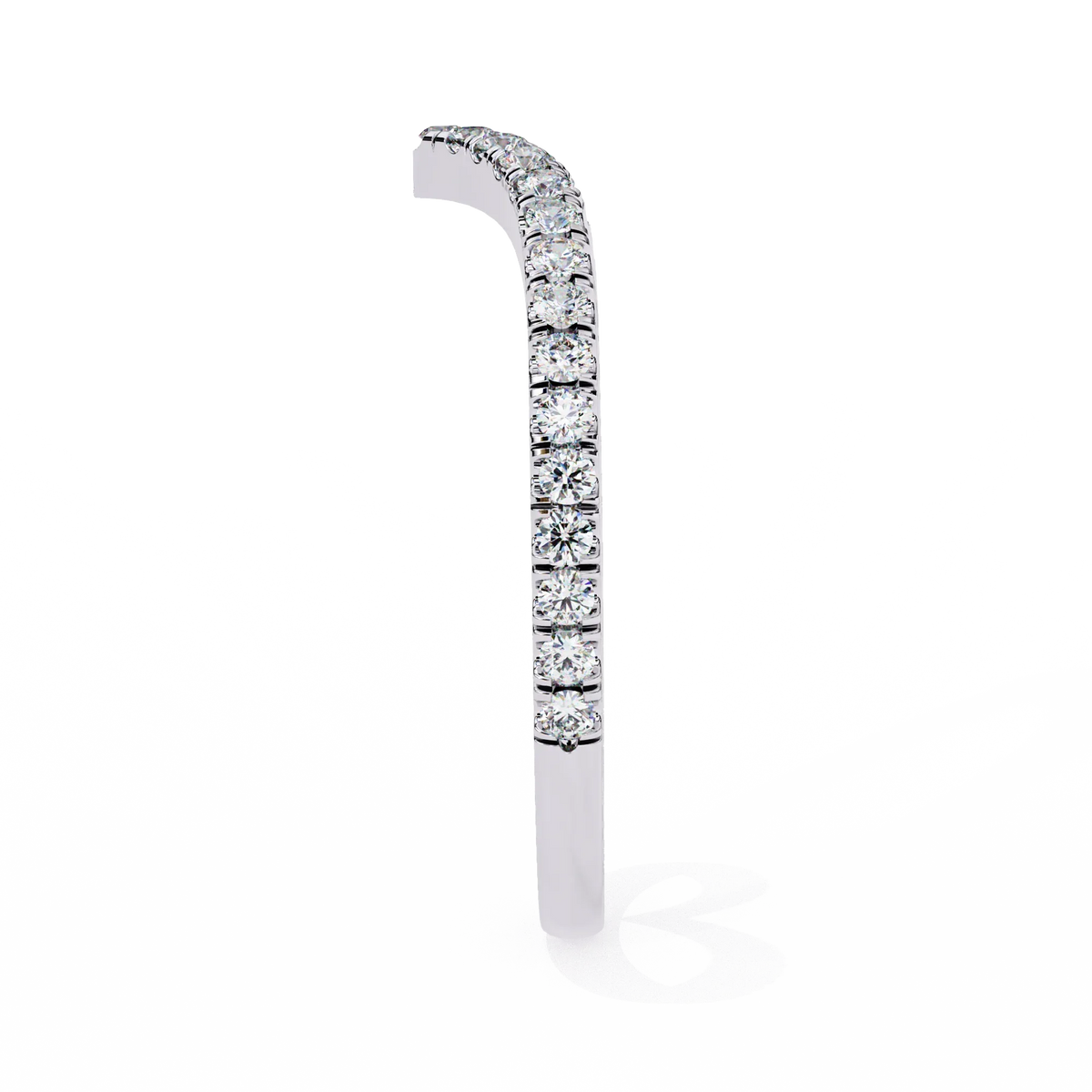 Ophira Pavé Chevron Lab Diamond Band - Ophiratbf