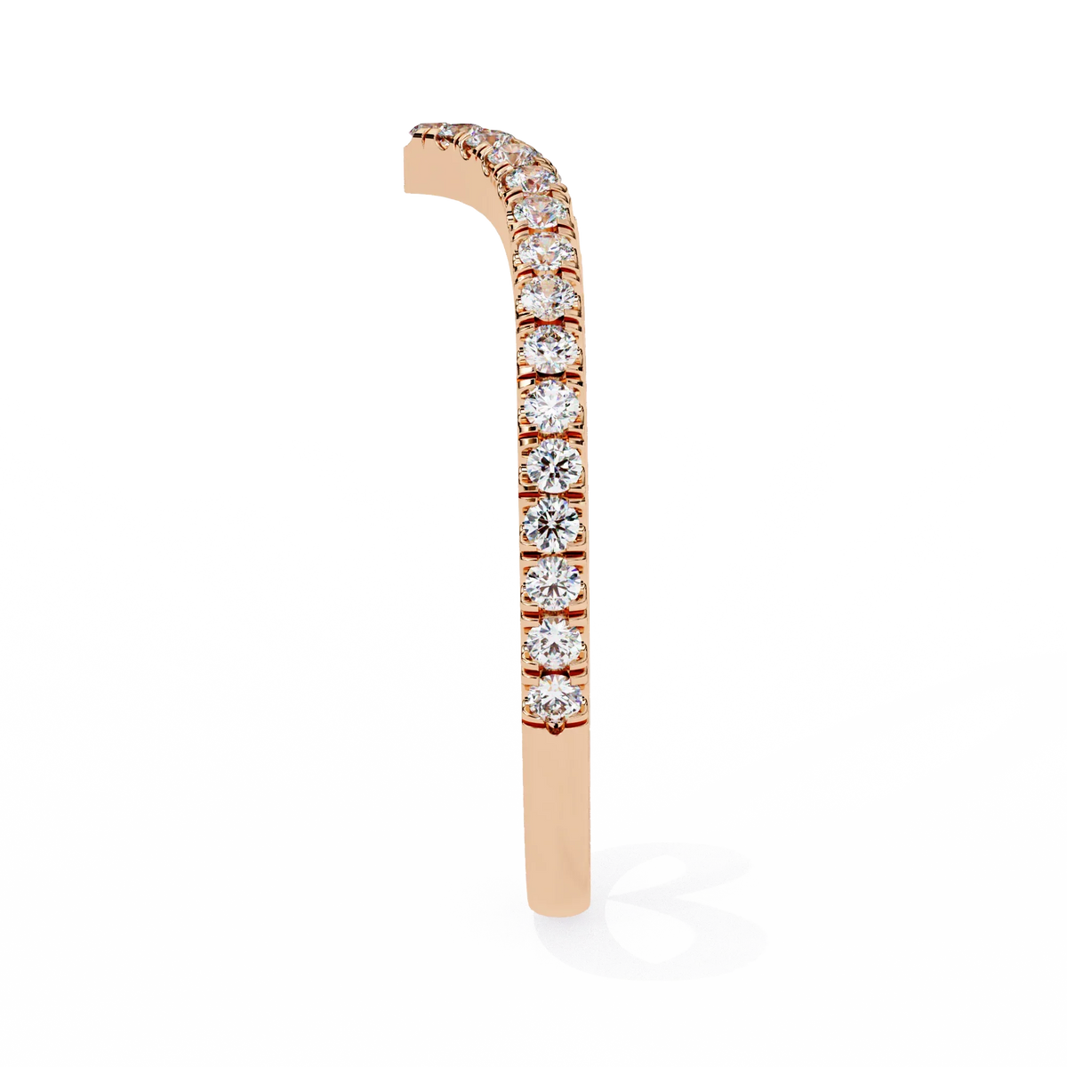 Ophira Pavé Chevron Lab Diamond Band - Ophiratbf