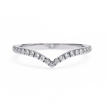 Ophira Pavé Chevron Lab Diamond Band