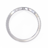 Ophira Pavé Chevron Lab Diamond Band - Ophiratbf