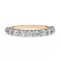 Pure Radiance Shared Prong Lab Diamond Band - Ophiratbf