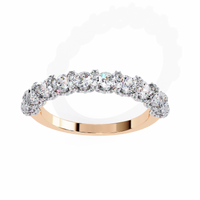 Pure Radiance Shared Prong Lab Diamond Band - Ophiratbf