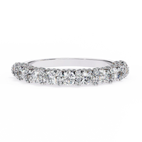 Pure Radiance Shared Prong Lab Diamond Band - Ophiratbf