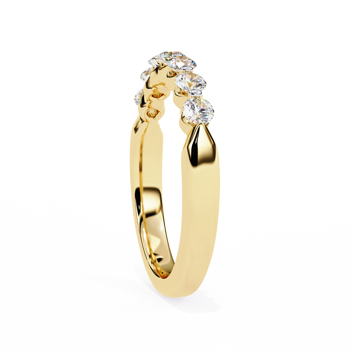 harmony seven lab grown diamond band