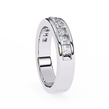Channel Lab Grown Diamond Band