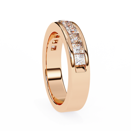Channel Lab Grown Diamond Band