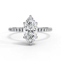 Marquise Lab Grown Diamond Solitaire Ring - Ophiratbf