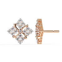 Quilted Radiance Cluster Lab Grown Diamond Studs - Ophiratbf