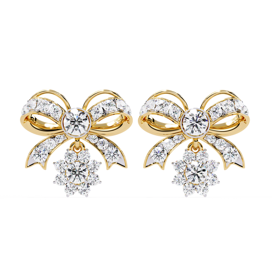 Fête Bow Cluster Lab Grown Diamond Studs
