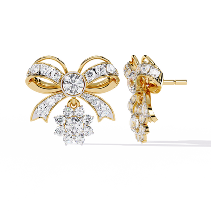 Fête Bow Cluster Lab Grown Diamond Studs