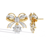 Fête Bow Cluster Lab Grown Diamond Studs - Ophiratbf