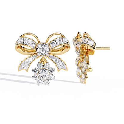 Fête Bow Cluster Lab Grown Diamond Studs
