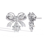 Fête Bow Cluster Lab Grown Diamond Studs - Ophiratbf