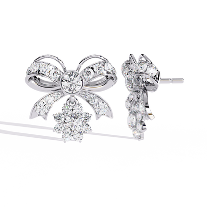 Fête Bow Cluster Lab Grown Diamond Studs