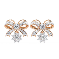 Fête Bow Cluster Lab Grown Diamond Studs - Ophiratbf