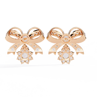 Fête Bow Cluster Lab Grown Diamond Studs - Ophiratbf
