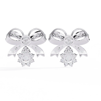 Fête Bow Cluster Lab Grown Diamond Studs - Ophiratbf