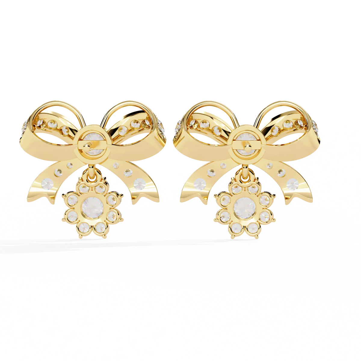 Fête Bow Cluster Lab Grown Diamond Studs - Ophiratbf