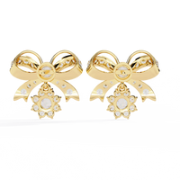 Fête Bow Cluster Lab Grown Diamond Studs - Ophiratbf