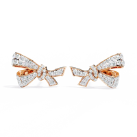 Aria Ribbon Bow Lab Grown Diamond Studs - Ophiratbf