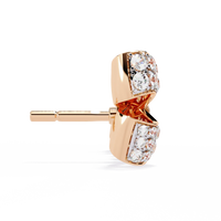 Aria Ribbon Bow Lab Grown Diamond Studs - Ophiratbf