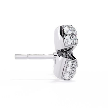 Aria Ribbon Bow Lab Grown Diamond Studs