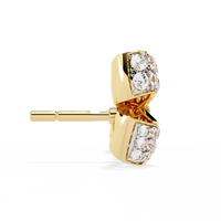 Aria Ribbon Bow Lab Grown Diamond Studs - Ophiratbf