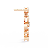 Nova Bubble Bezel Drop Lab Grown Diamond Earrings - Ophiratbf