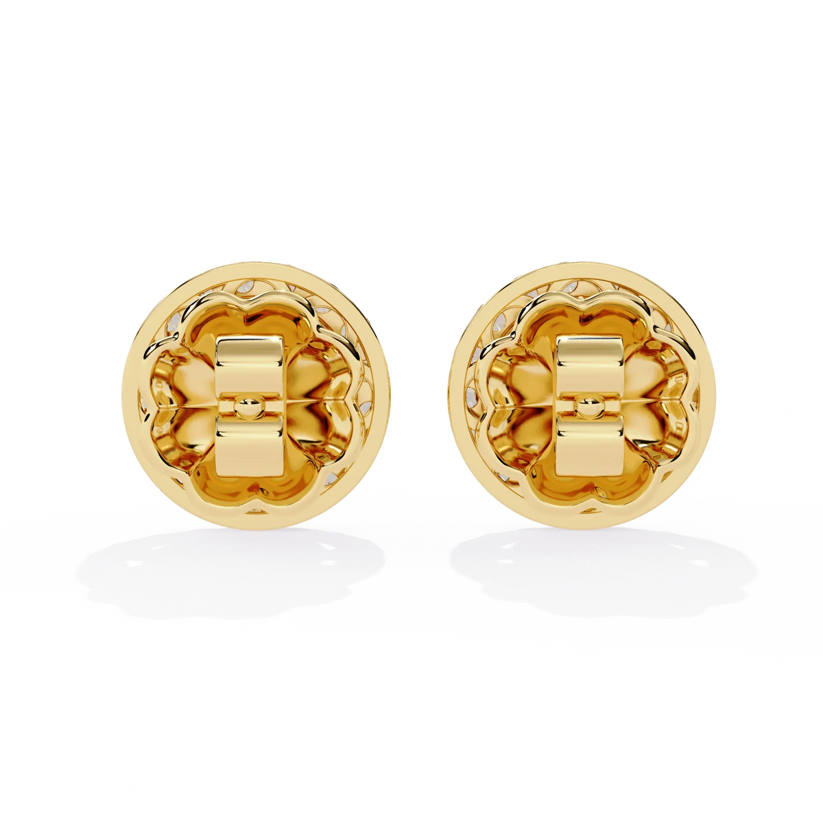 Eclipse Double Halo Cluster Lab Grown Diamond Studs - Ophiratbf