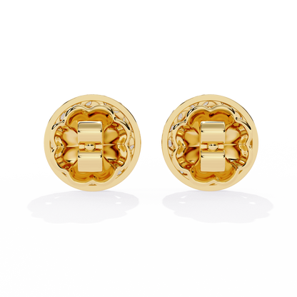 Eclipse Double Halo Cluster Lab Grown Diamond Studs