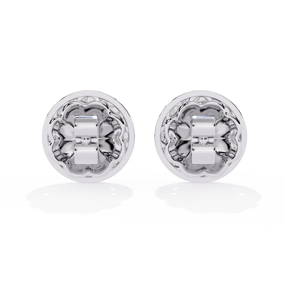 Eclipse Double Halo Cluster Lab Grown Diamond Studs - Ophiratbf