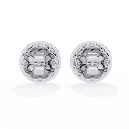 Eclipse Double Halo Cluster Lab Grown Diamond Studs