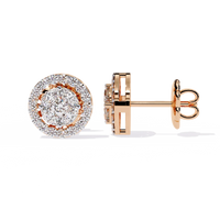 Eclipse Double Halo Cluster Lab Grown Diamond Studs - Ophiratbf