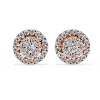 Eclipse Double Halo Cluster Lab Grown Diamond Studs - Ophiratbf